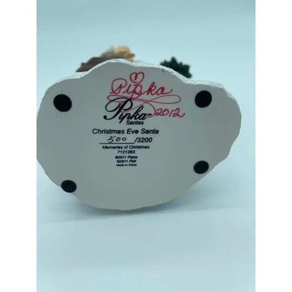 Pipka Memories of Christmas Eve Santa 11" Figurine 2011 Baby Angel Signed LE - Picture 9 of 9